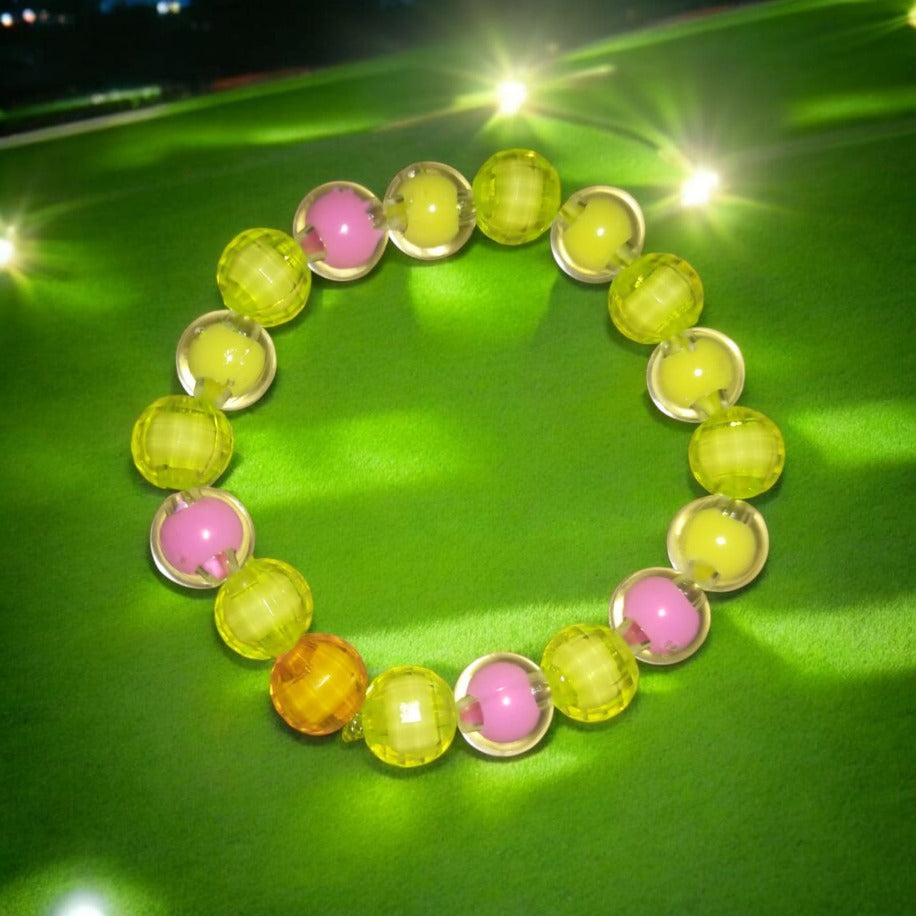 El Yapımı Rengarenk Parlak Işıltılı Çocuk Bileklikleri (18 Boncuklu) - SUDE AKSESUAR EVİ